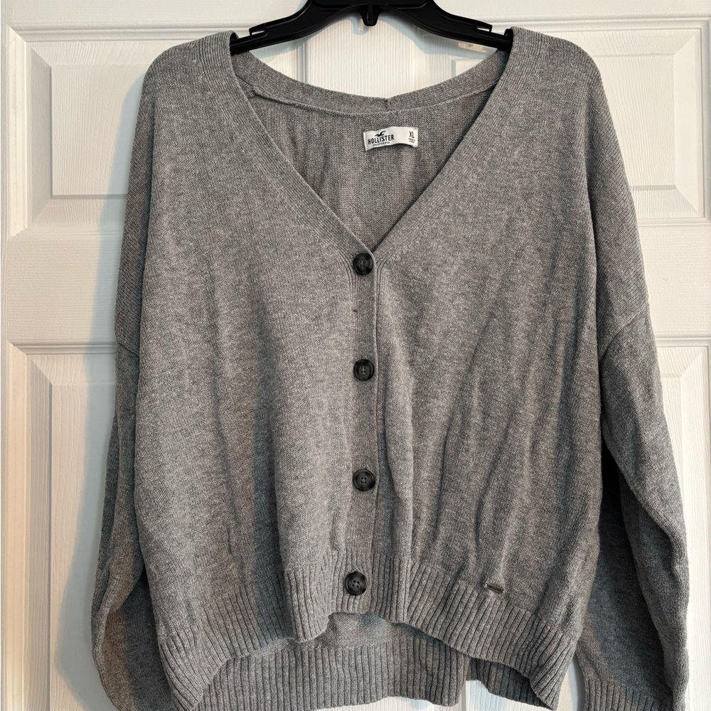 Hollister Gray Women's Cardigan